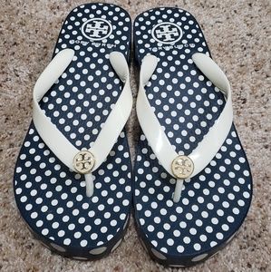 Authentic Tory Burch wedges size 8